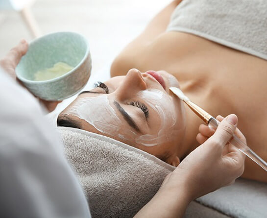 Client receiving Med Spa treatment