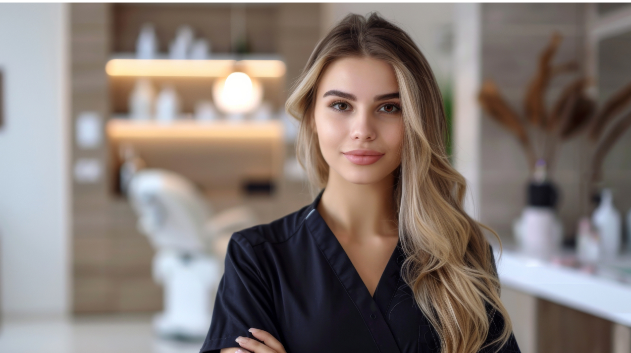 Medical spa professional following current medical spa requirements, industry trends, and revenue insights.