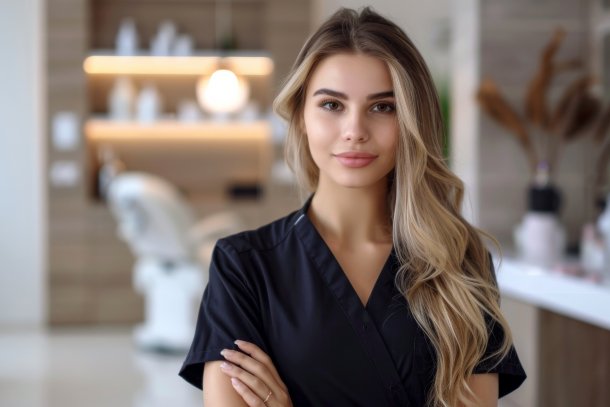 Medical spa professional following current medical spa requirements, industry trends, and revenue insights.