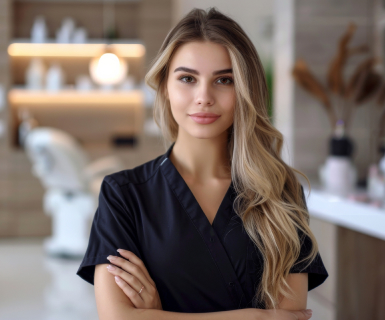 Medical spa professional following current medical spa requirements, industry trends, and revenue insights.