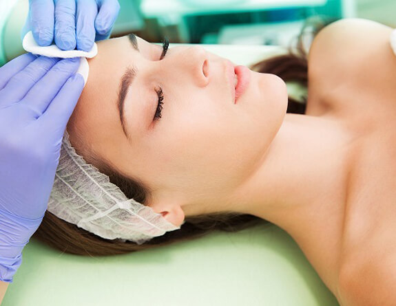 Person receiving a Med Spa Treatment