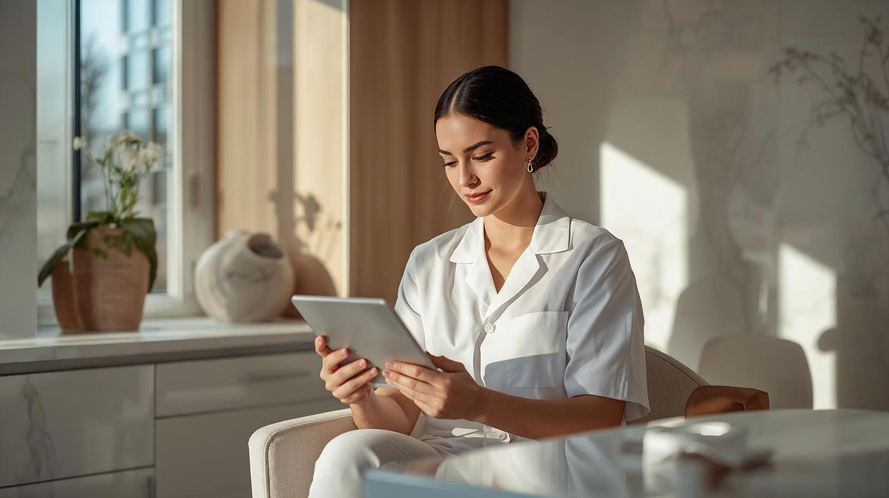 Medspa team reviewing best emr for medical spa platform connecting records and bookings