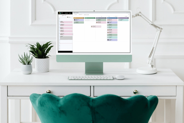 Aesthetic software dashboard used in a modern med spa practice