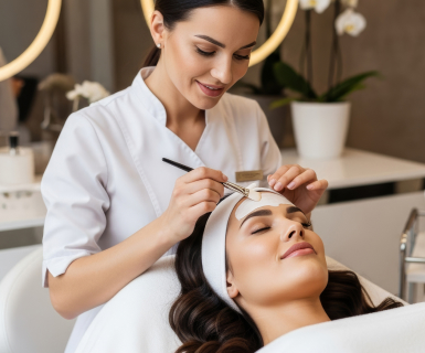 Happy med spa client experiencing personalized service booked through seamless digital booking with medical spa software