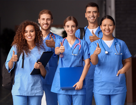 Students excited for their medspa class booked through medical spa software