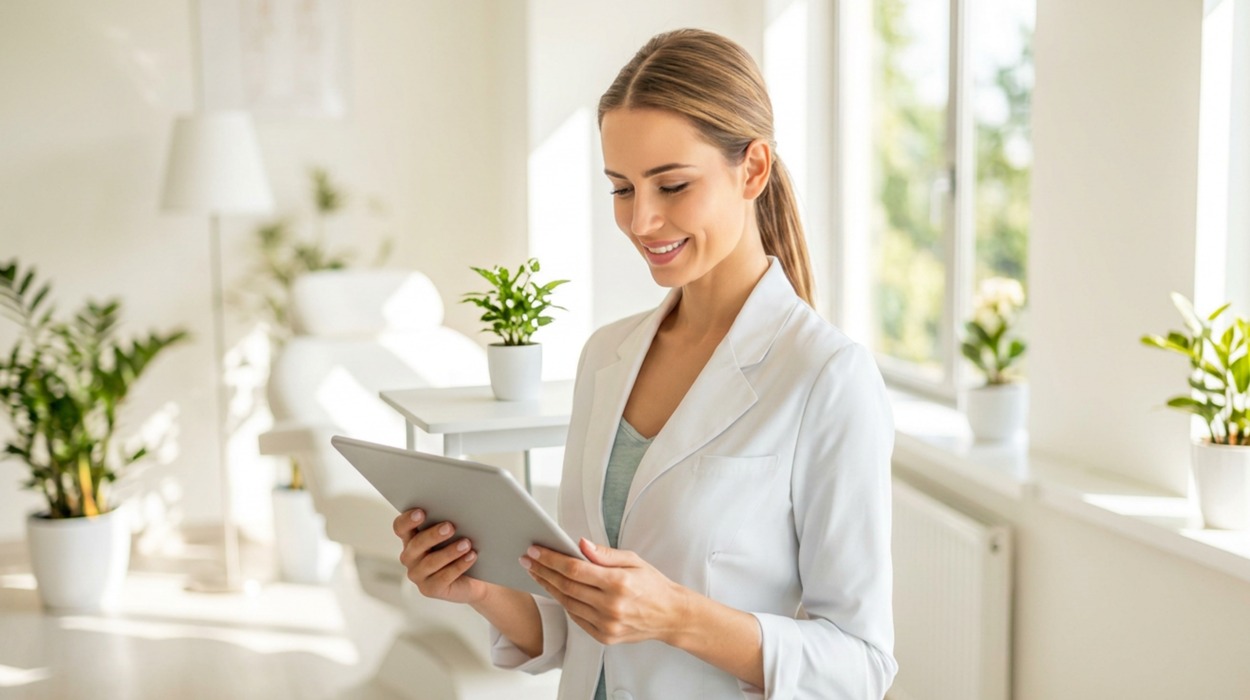 Medical spa software dashboard helping a med spa owner find hidden revenue leaks