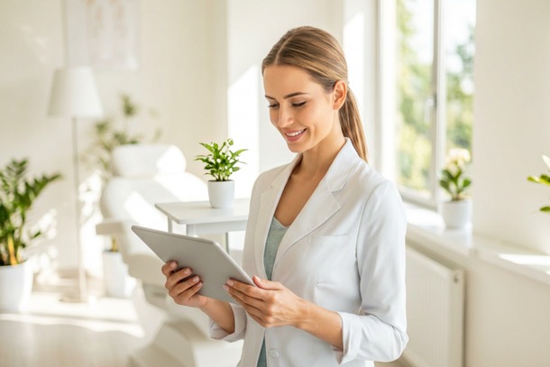 Medical spa software dashboard helping a med spa owner find hidden revenue leaks