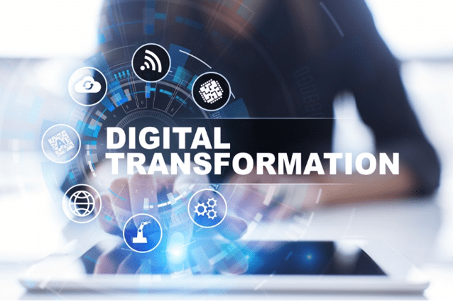 Digital transformation of business processes and modern technology.