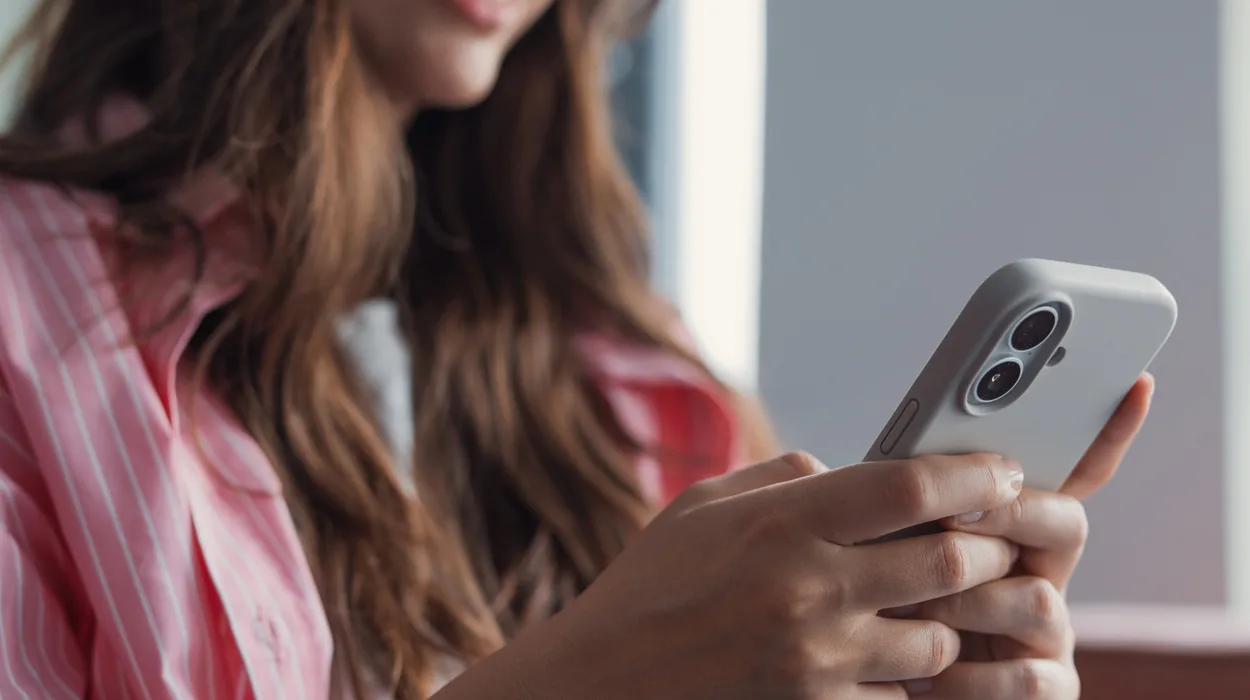 Medspa owner using medical spa software with built-in social media tools to engage her current and potential clients with social media marketing.