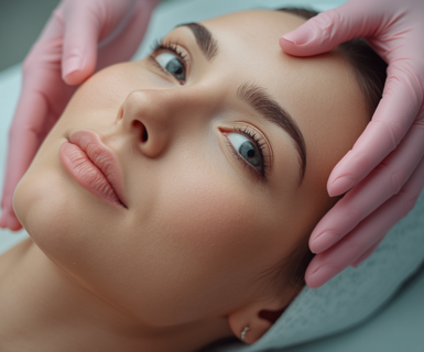 Med spa client relaxed and confident as her provider prepares for a Botox treatment, reflecting the trust built through a well-managed client experience