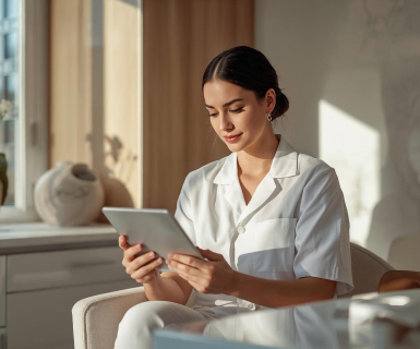 Medspa team reviewing best emr for medical spa platform connecting records and bookings